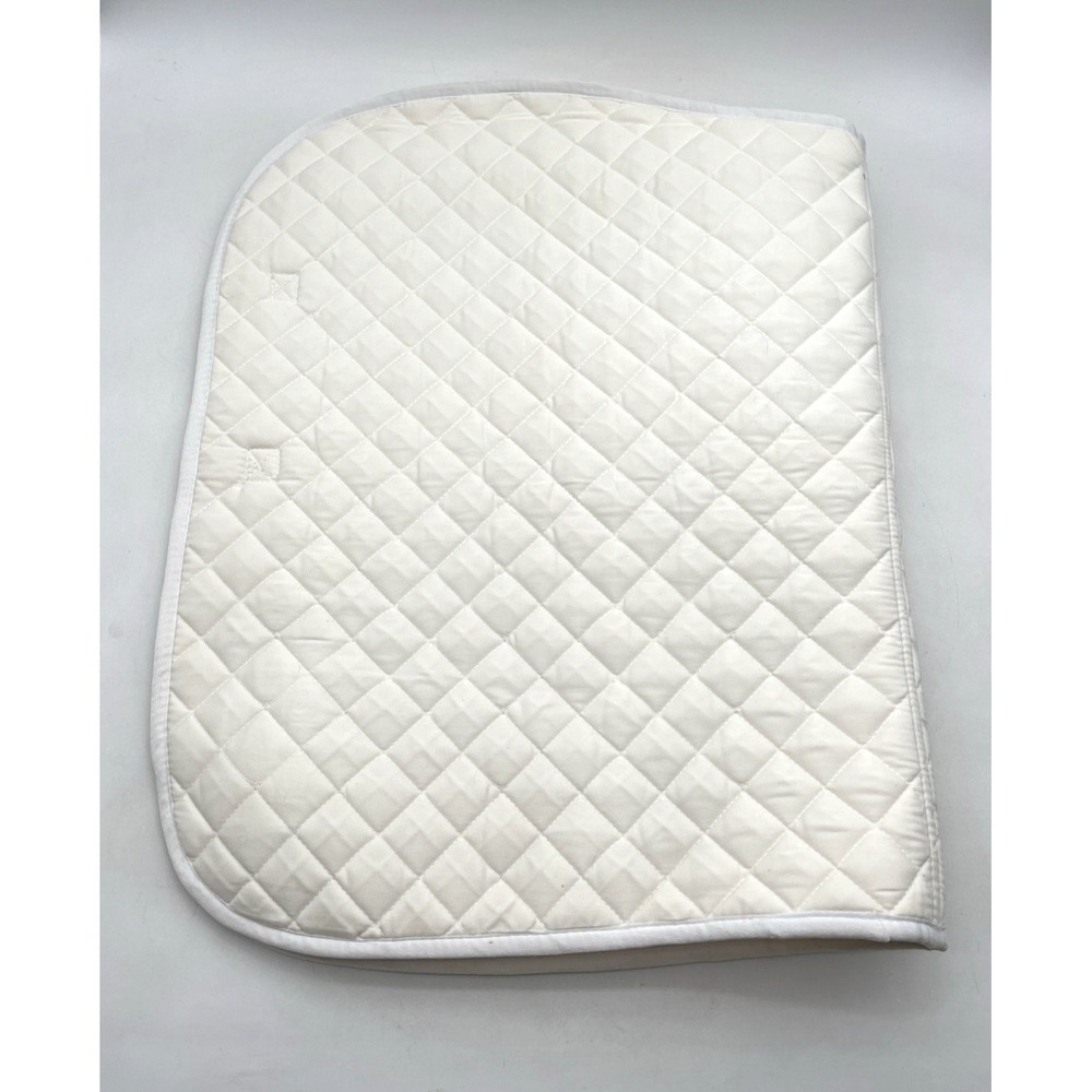 Stubben Custom Quilted Saddle Pad All-Purpose Ivory Baby Pad DuraTech Excellent - Picture 4 of 7